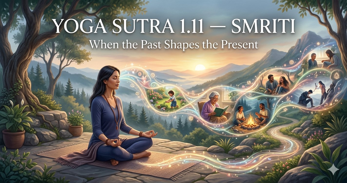 Yoga Sutra 1.11 — Smriti: When the Past Shapes the Present