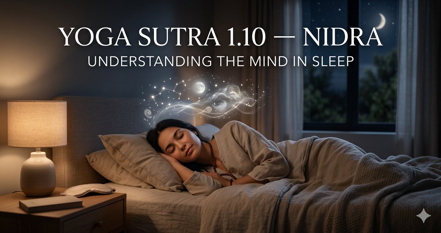 Yoga Sutra 1.10 — Nidra: Understanding the Mind in Sleep
